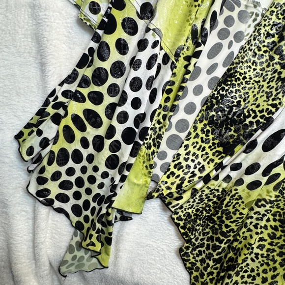 Frank Lyman Cardigan Womens Size 20 Animal Print Maximalist Boho Chic - Picture 4 of 8